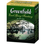 Чай черный ароматизированный листовой Greenfield Earl Grey Fantasy (100г)