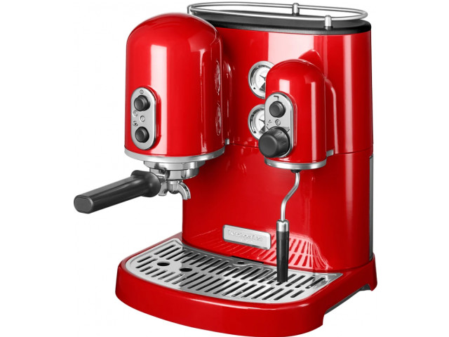Рожковая кофеварка Artisan Espresso, 2 бойлера, красная, 5KES2102EER, KitchenAid