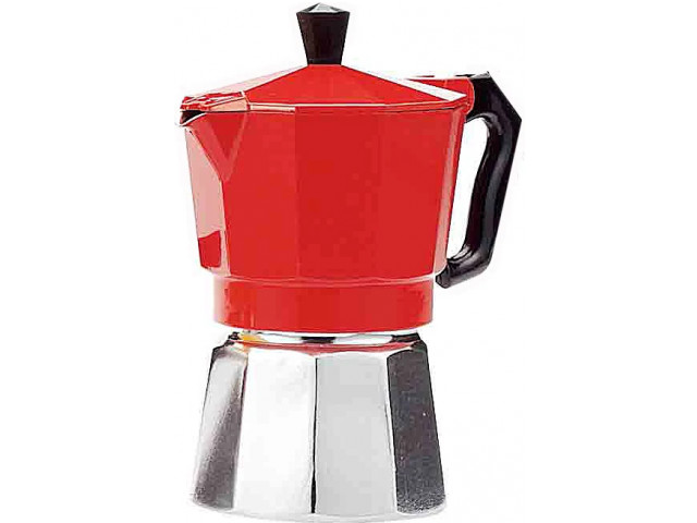 Гейзерная кофеварка Buon Caffe на 9 чашек Красный