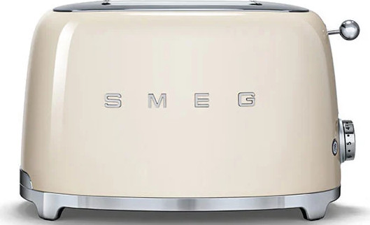 Тостер на 4 ломтика SMEG TSF02CREU Кремовый