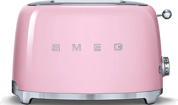 Тостер на 4 ломтика SMEG TSF02PKEU Розовый