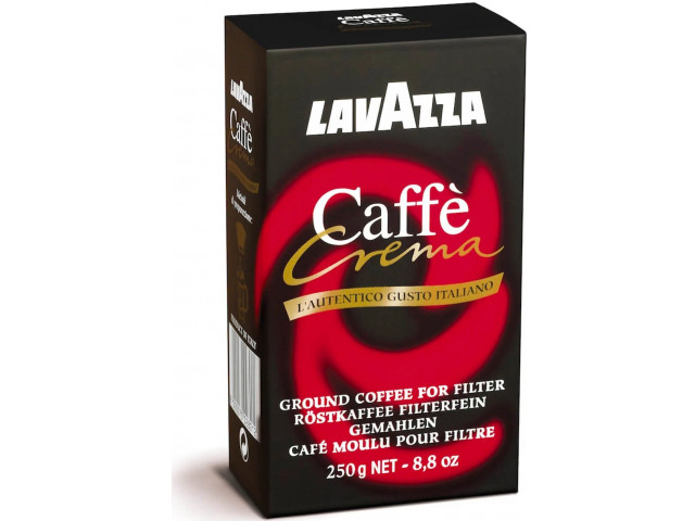 Lavazza Caffe crema, молотый, 250 г., пакет, вакуум.