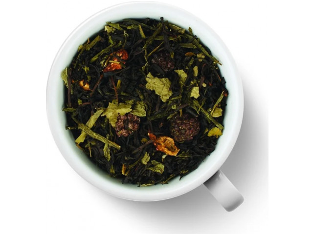 Чай Gutenberg ароматизированный зеленый с черным Лесные ягоды 500 гр. 46003