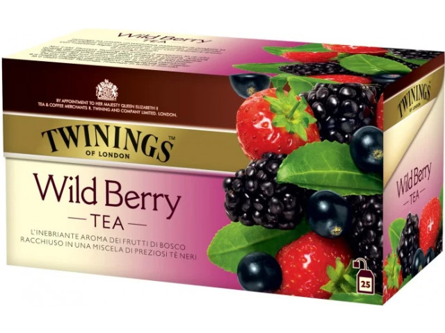 Чай Twinings Wild Berries черный 25пак/пач
