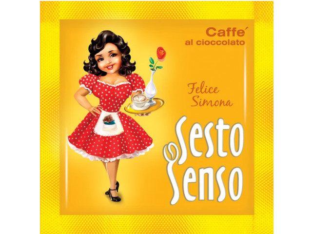 Кофе молотый в чалдах Sesto Senso Felice Simona