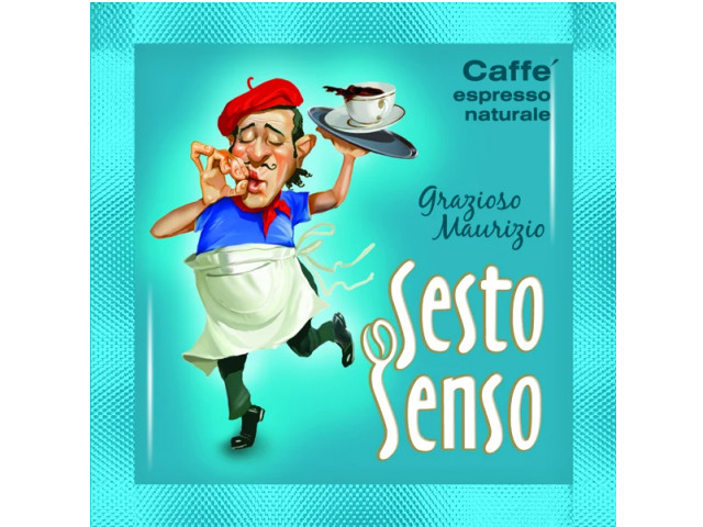 Кофе в чалдах Sesto Senso Grazioso Mauricio 120шт.