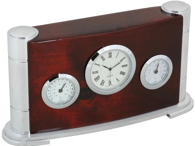 Часы настольные с термометром и гигрометром A9211