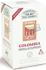 Кофе в чалдах Compagnia Dell` Arabica "Colombia Medellin Supremo" (18 шт. х 6,7 гр.)