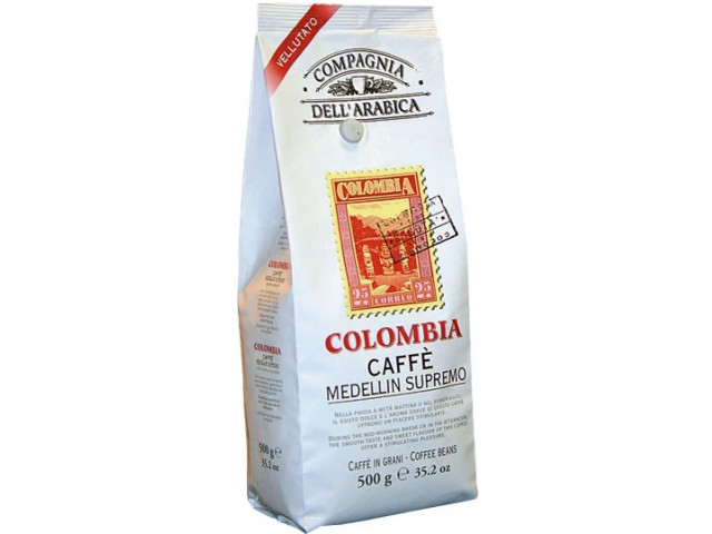Кофе в зернах Compagnia Dell` Arabica "Colombia Medellin Supremo" (0,5 кг)