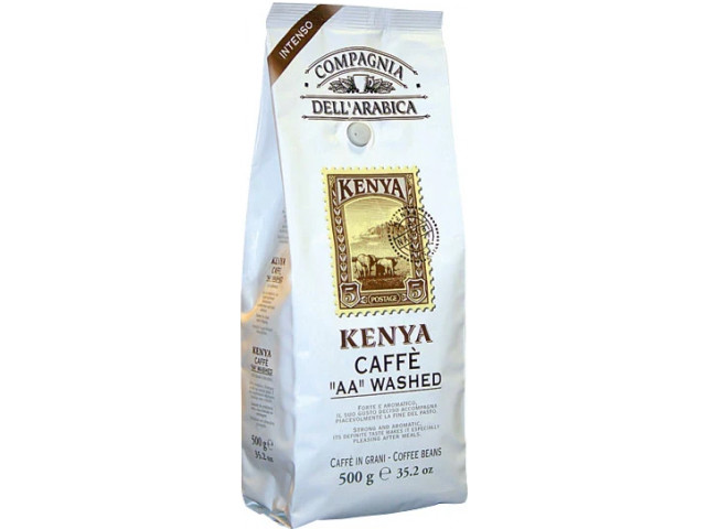 Кофе в зернах Compagnia Dell` Arabica "Kenya "AA" Washed" (0,5 кг)
