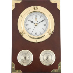 Часы настенные "Иллюминатор" с термометром и гигрометром CK205