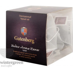 Gutenberg Плантационный черный чай в пирамидке Ассам Киюнг TGFOPI (кор. 12 шт.) PR21005-1