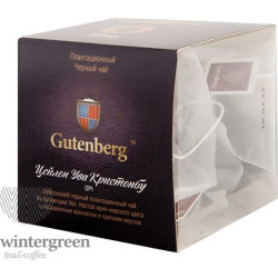 Gutenberg Плантационный черный чай в пирамидке Цейлон Ува Кристонбу OPI (кор. 12 шт.) PR21011-1
