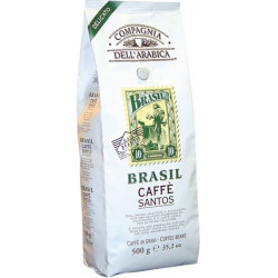 Кофе в зернах Compagnia Dell` Arabica "Brasil Santos" (0,5 кг)